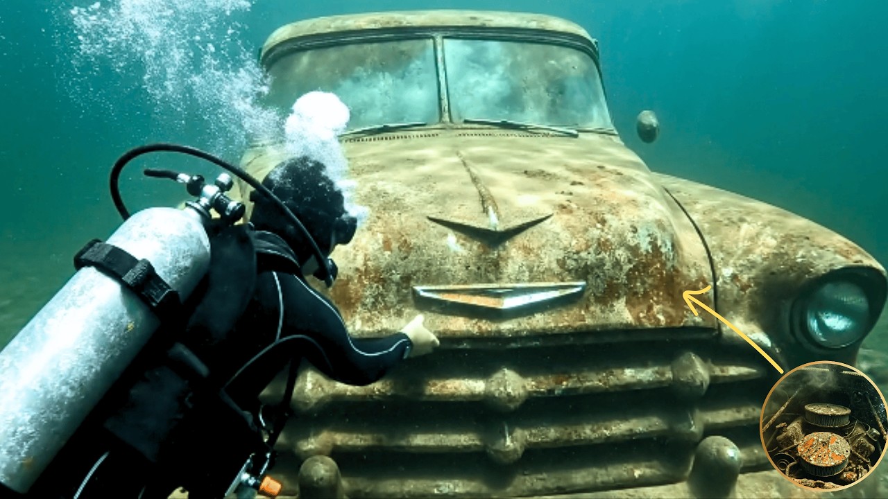 I Found $10,000 in Valuables Inside Abandoned Cars Underwater!