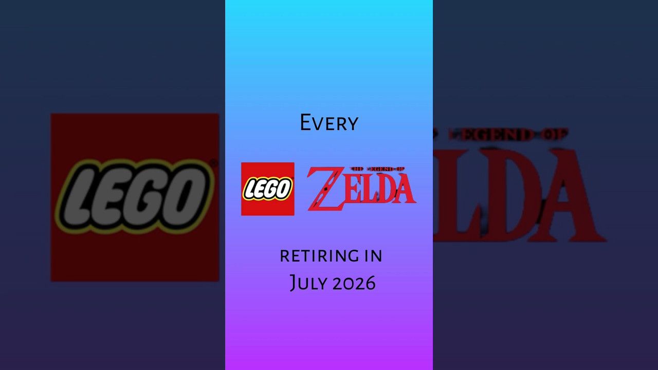 Every Lego Legend of Zelda set retiring in July 2026 #lego #legozelda #legoretiring