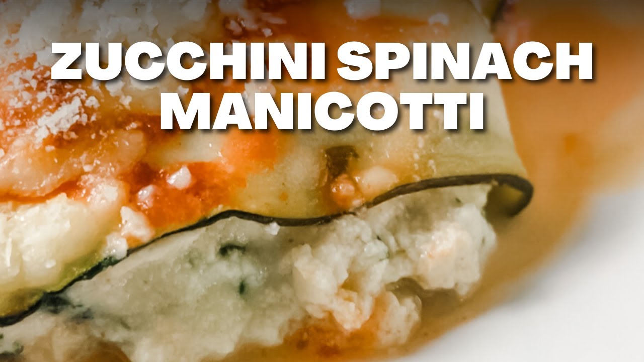 How to Cook Low Carb Manicotti Quick and Easy with Zucchini