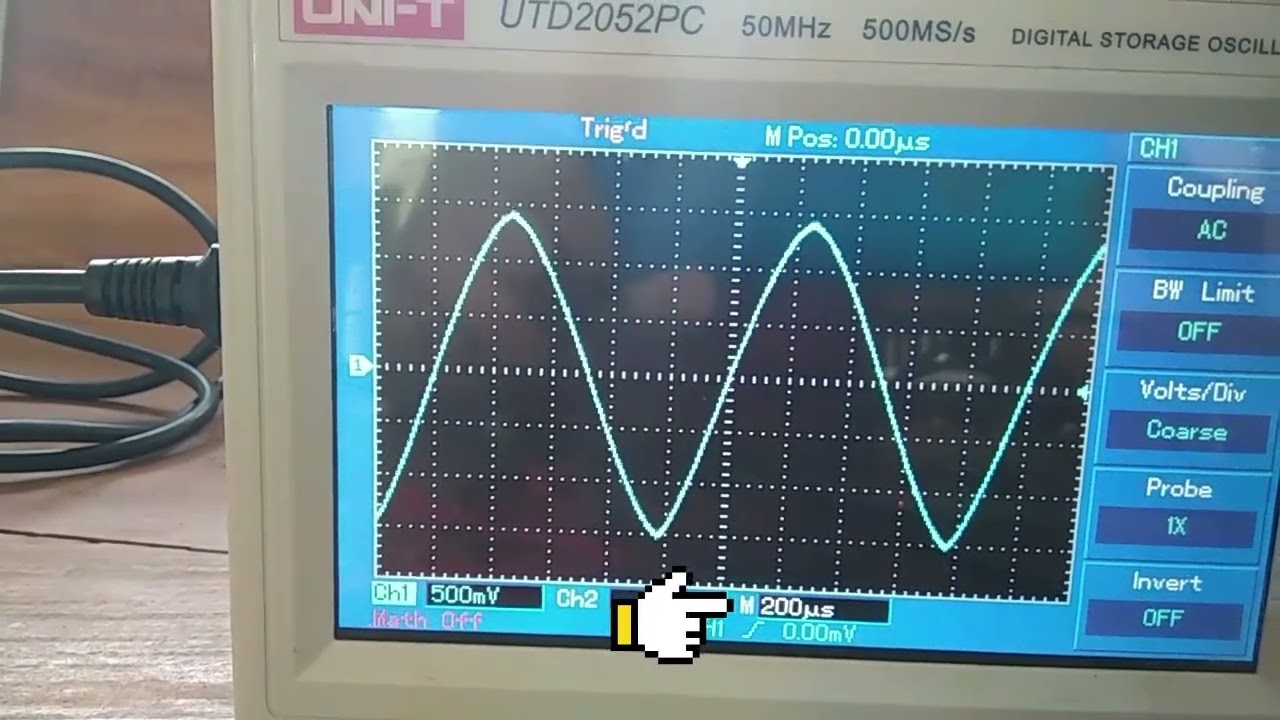 දෝලනේක්ෂයක් භාවිතය | How to use an Oscilloscope