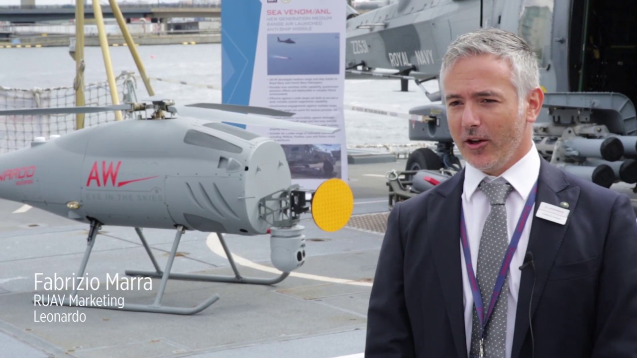 Leonardo #DSEi2019: AWHero UAV