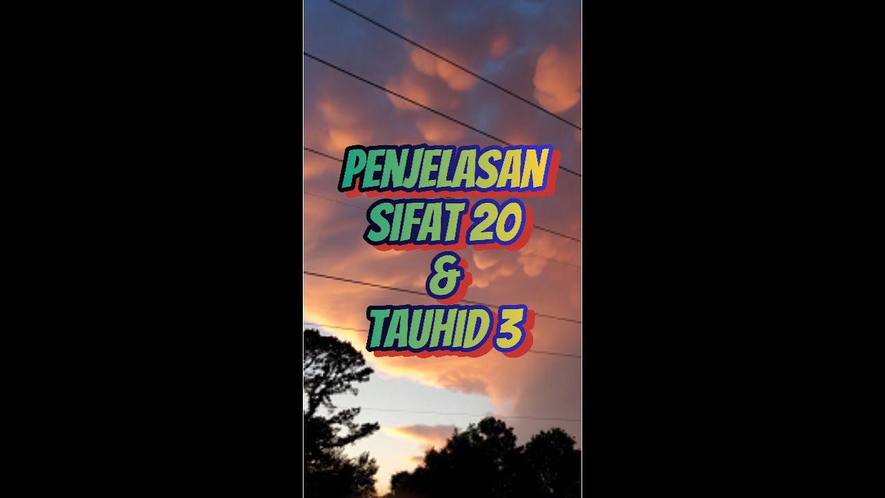 Penjelasan Akidah Sifat 20 & Tauhid 3, Khalaf & Salaf | Ustaz Syez Mohd Azwan