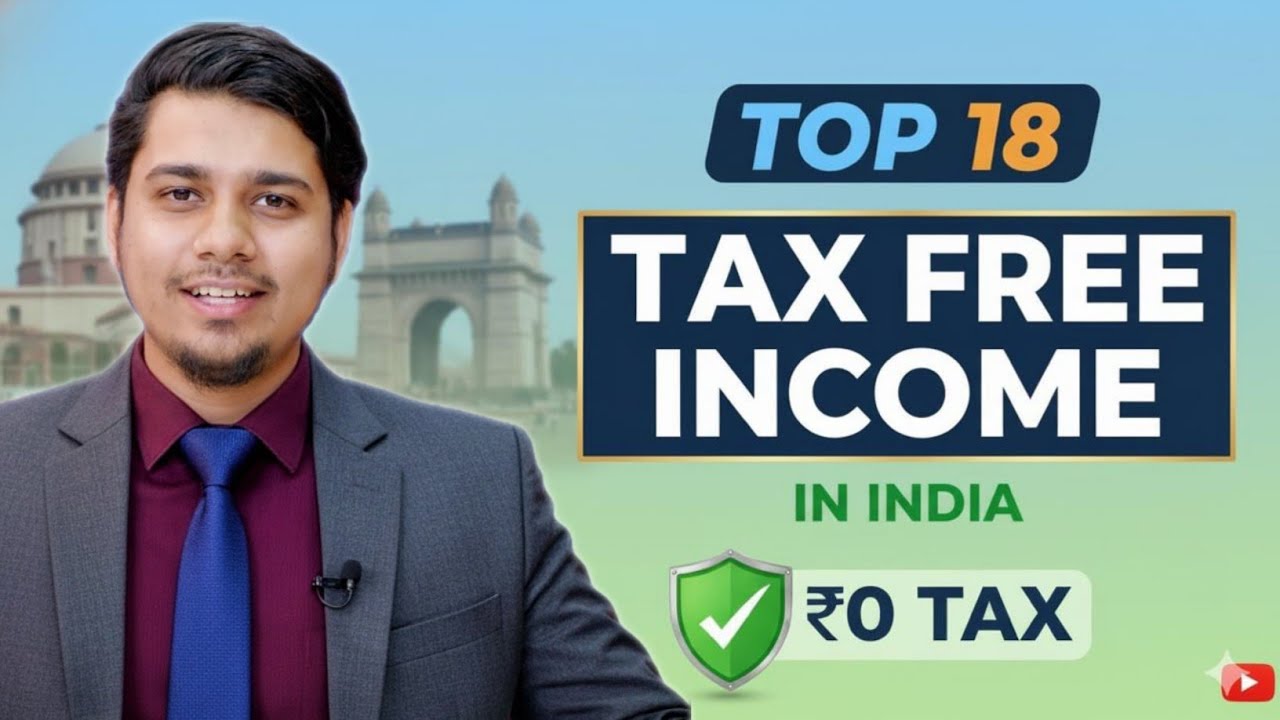 Top 18 Tax Free Income in INDIA 🇮🇳 🤑
