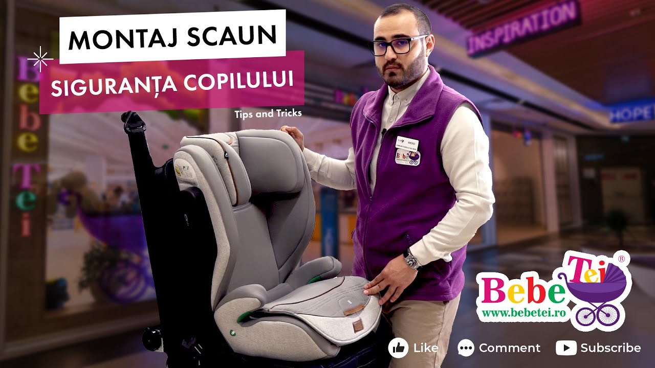 Cum montezi scaunul auto in masina?
