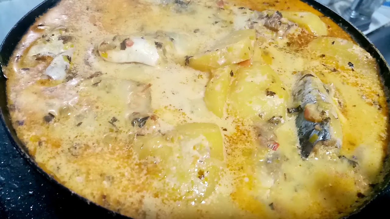 Pescado sudado con leche y crema de leche - La Yoyis (Cocina)