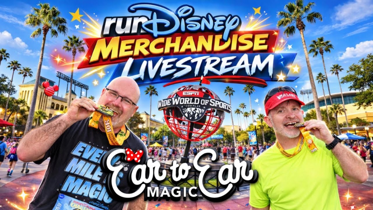 🔴 LIVE - runDisney Princess Weekend Merchandise Livestream - 02.26.2026