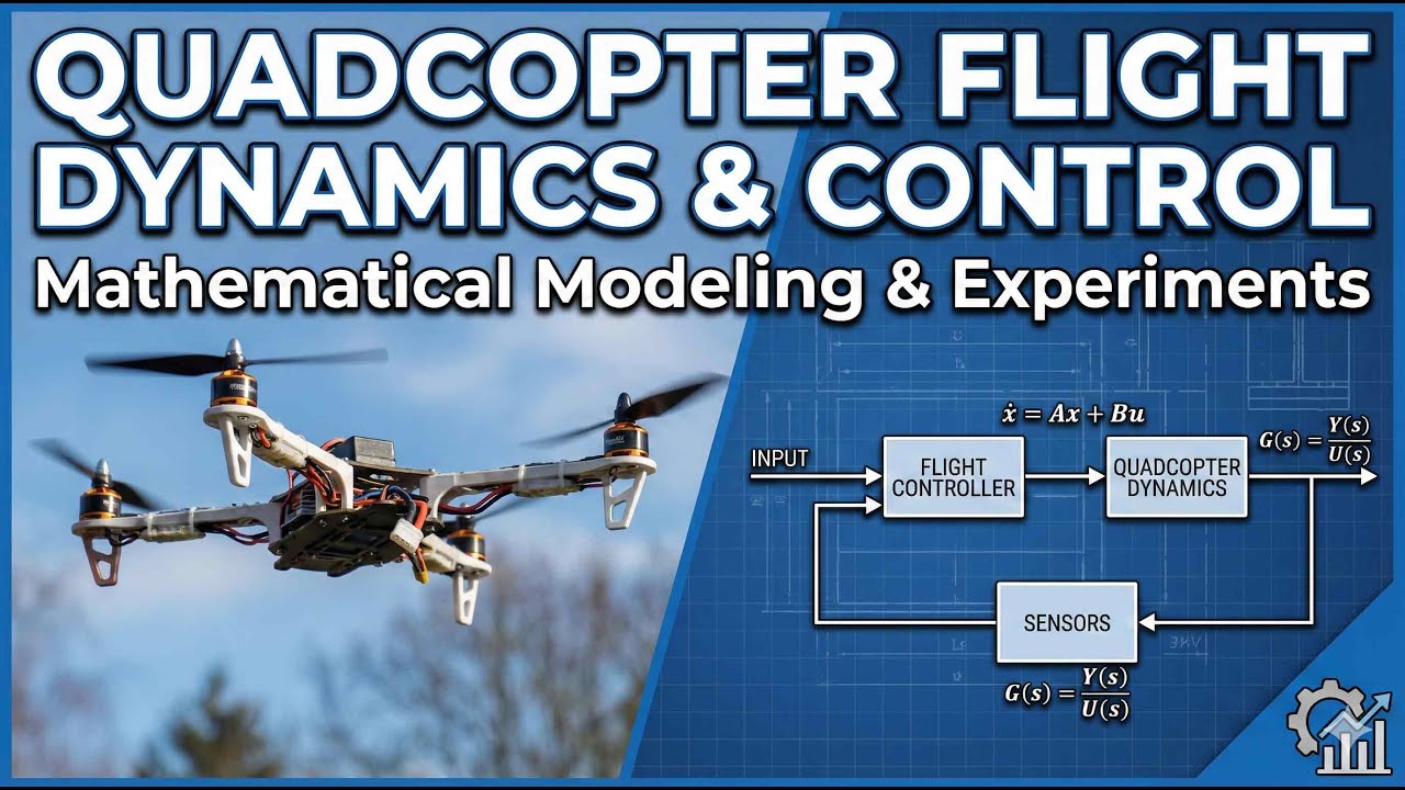 how to create a mathematical model of a Quadcopter
