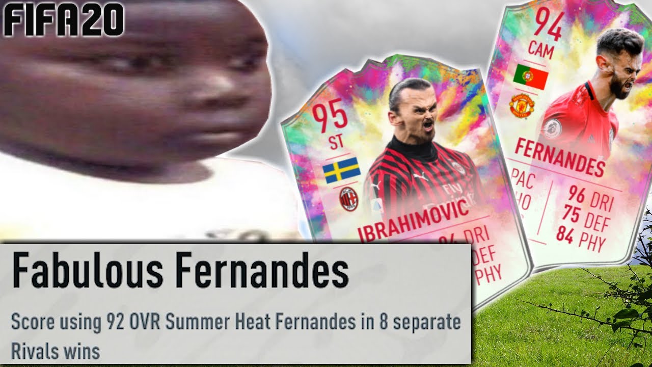 i completed SUMMER HEAT BRUNO FERNANDES and IBRAHIMOVIC (at the same time  ಠ╭╮ಠ