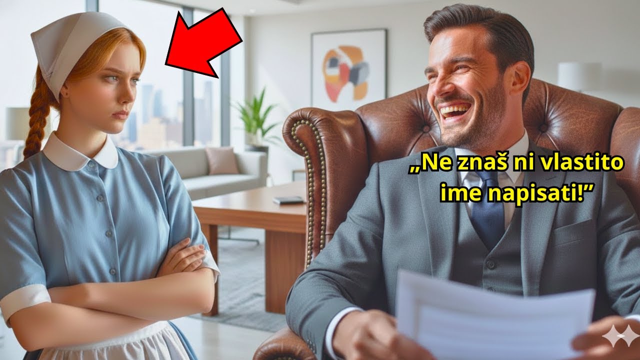 „NE ZNAŠ NI IME NAPISATI!” — NASMIJAO SE MILIJUNAŠ, ALI ČISTAČICA GA JE UŠUTKALA...