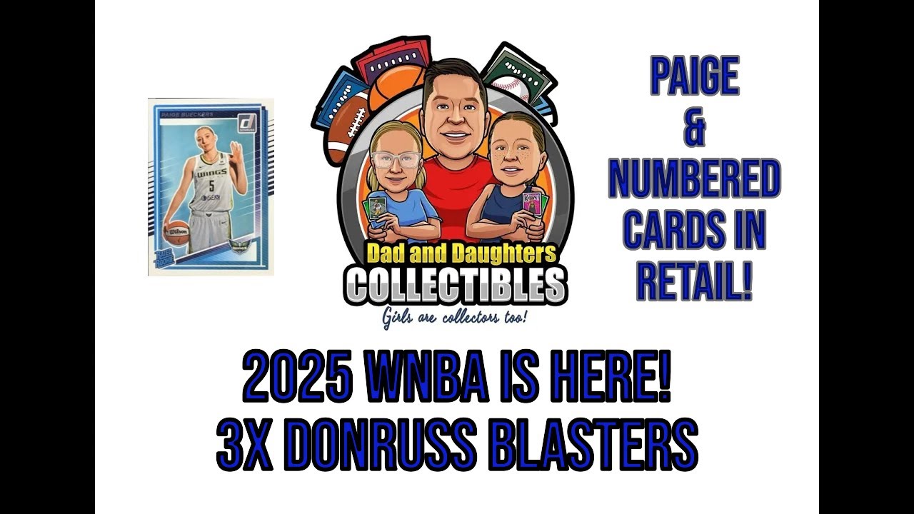 Женский баскетбольный набор Donruss Blaster Box 2025 x3 — Наконец-то! Пейдж Бьюкерс на несколько ...