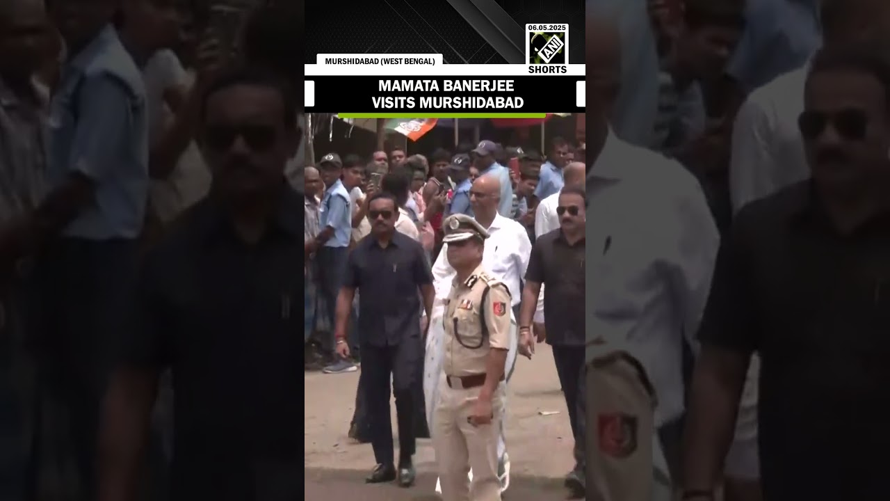 West Bengal Chief Minister Mamata Banerjee visits riot-hit Murshidabad areas