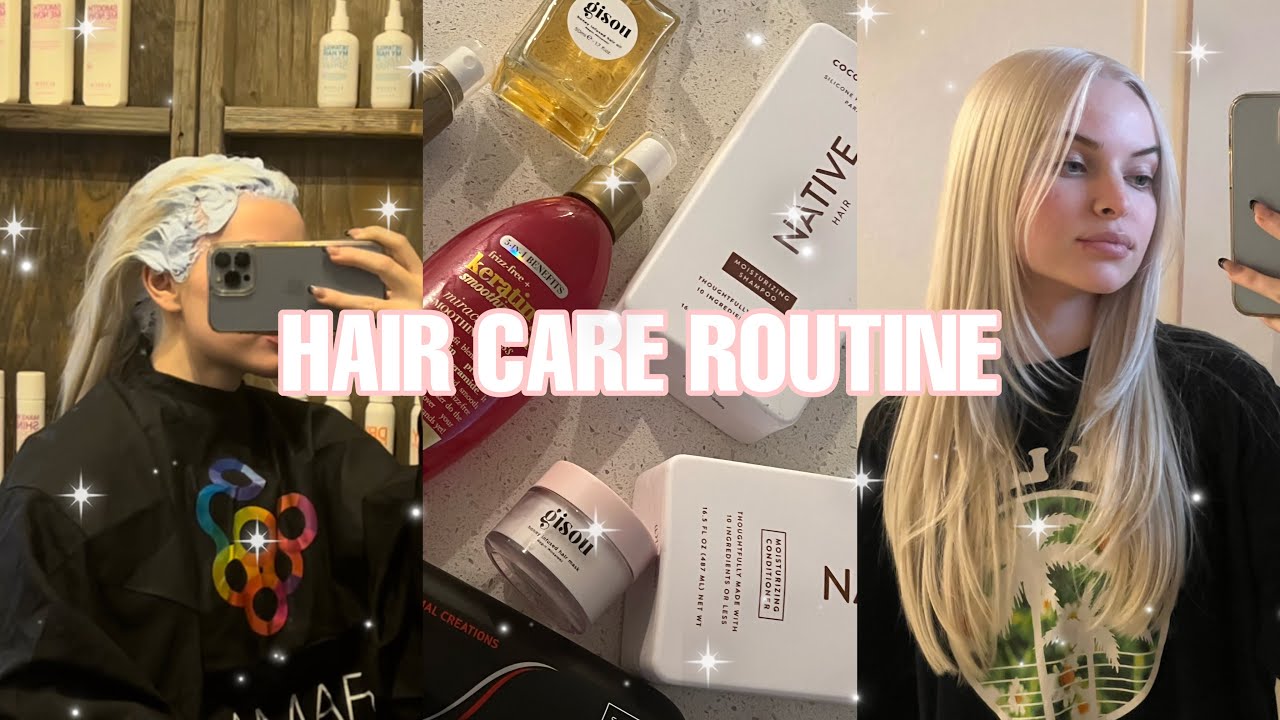 MY HAIR CARE ROUTINE | How I keep my Platinum hair silky, shiny & healthy