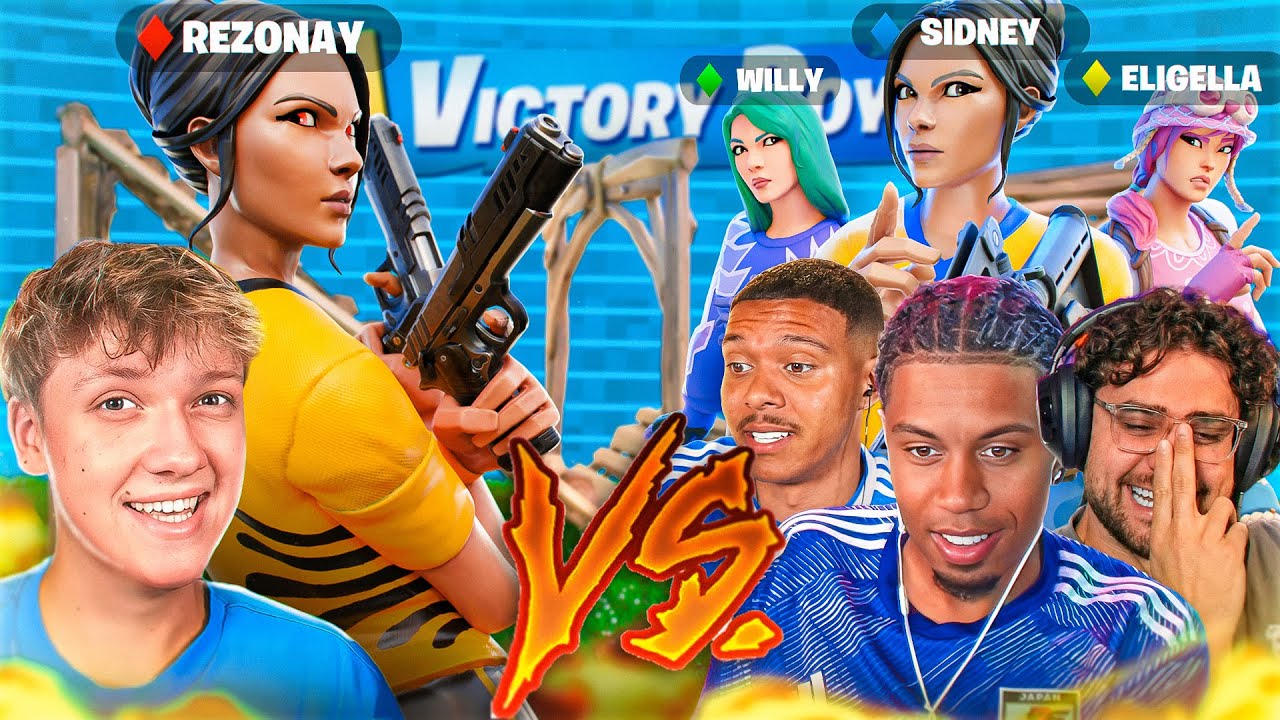😱WIR SIND BESSER ALS REZON..!!🔥🏆3 VS 1 FORTNITE UM 200&euro; EACH💵
