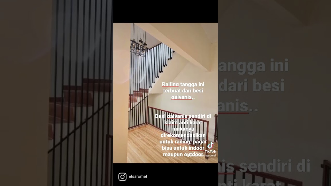 railing tangga galvanis