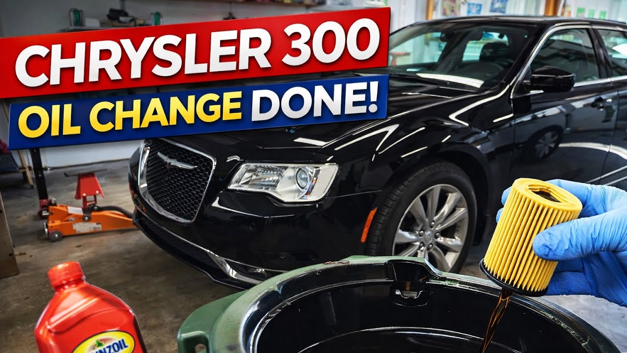 2018 Chrysler 300 Oil Change (DIY Step-by-Step)