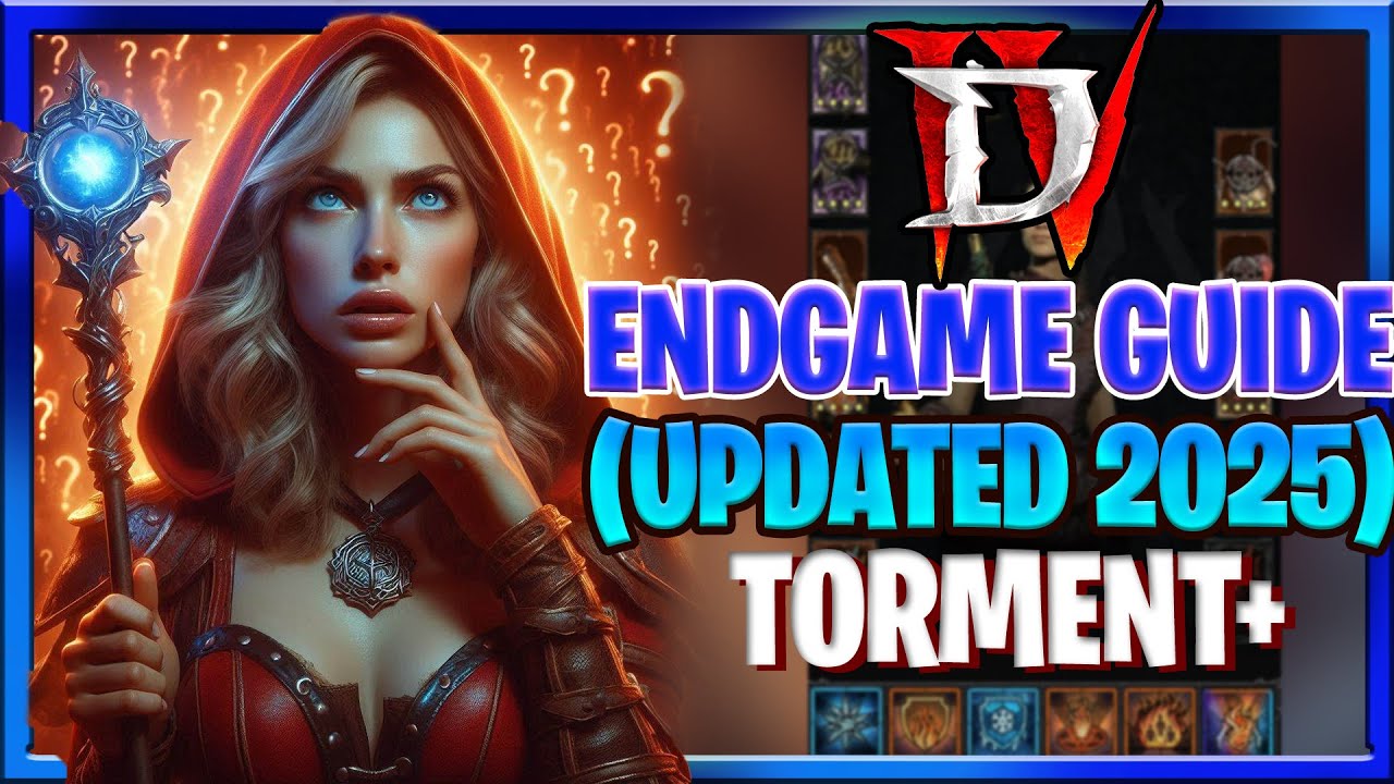 🪄🔥Руководство по эндгейму Diablo 4 в 2025 году для новых игроков на уровне сложности 