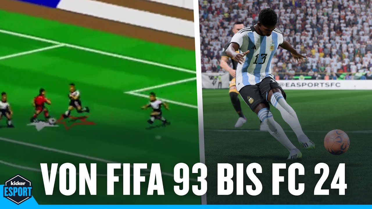 So sah das erste FIFA aus! R&uuml;ckblick auf die Entwicklung der Fu&szlig;ballsimulationen von EA Sports