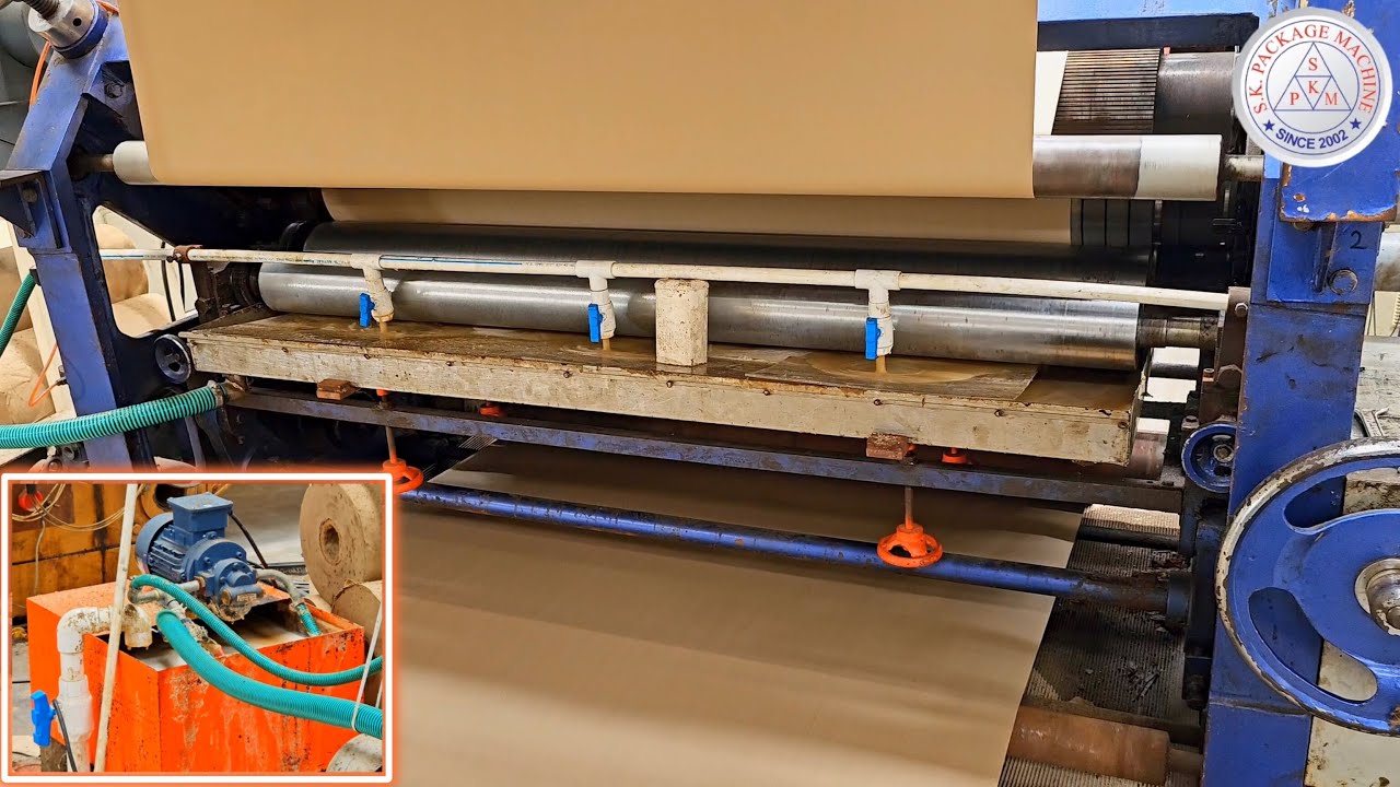 Indian Style Patta Less System & Auto-Gum Circulation System for Corrugation Machine...