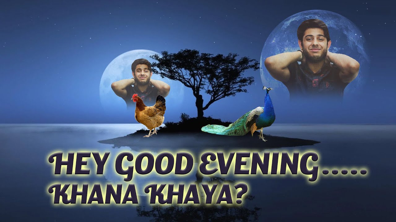 GOOD EVENING , KHANA KHAYA?   | NO PROMOTION