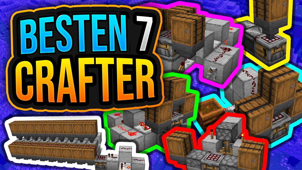 TOP 7 AUTOMATISCHEN CRAFTER! ✨ Minecraft 1.21 Tutorial✨ ErikOnHisPeriod
