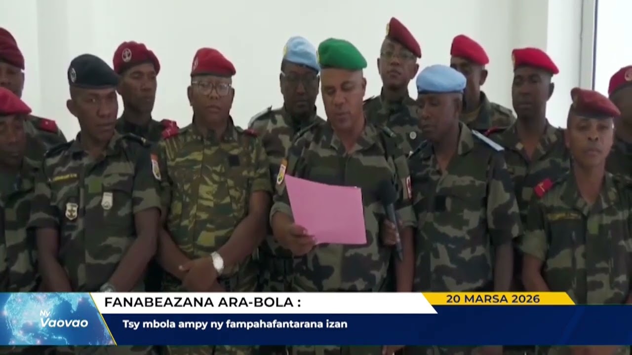 NY VAOVAO DU 20 MARS 2026 BY TV PLUS MADAGASCAR