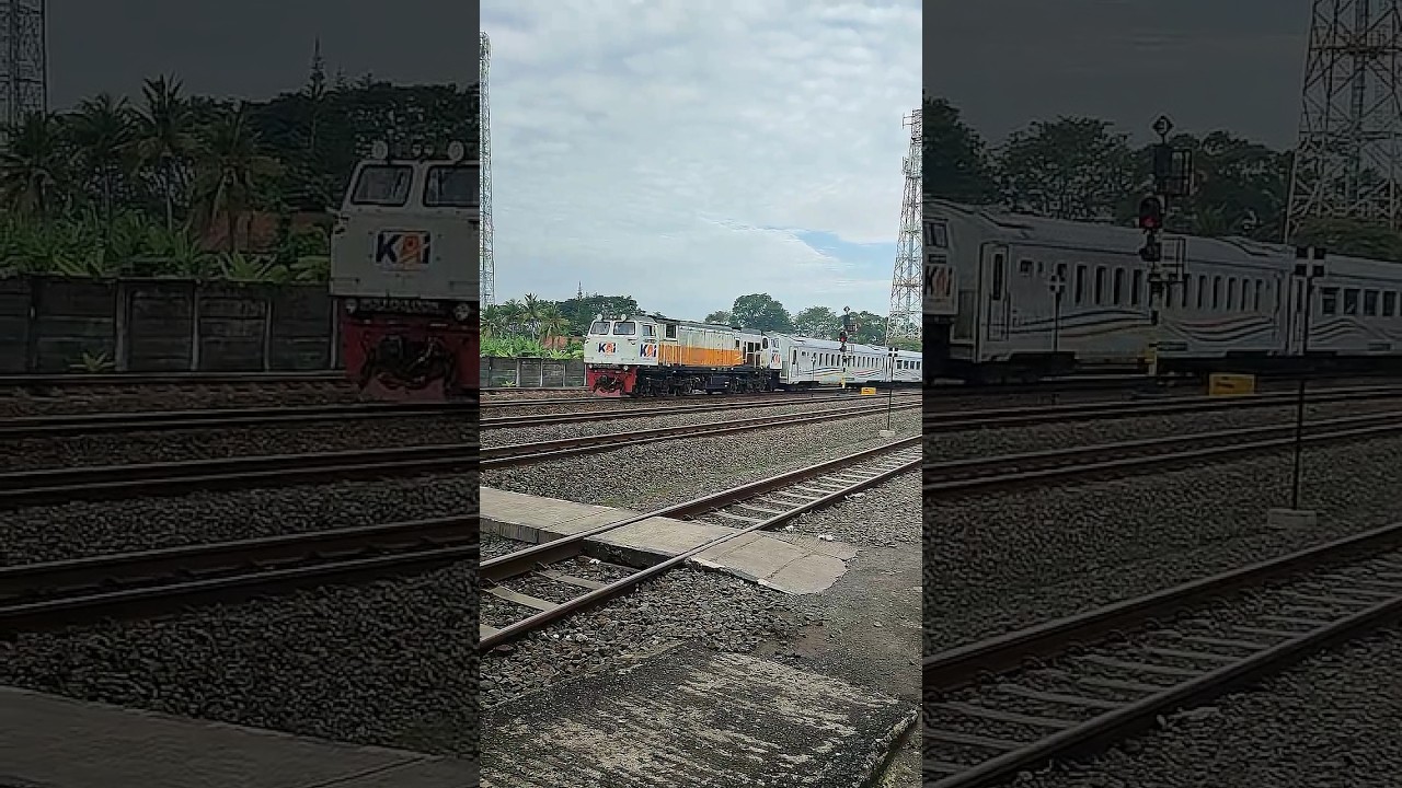 Kedatangan KA 202 Joglosemarkerto di Stasiun Kebumen, Rabu 18 Maret 2026