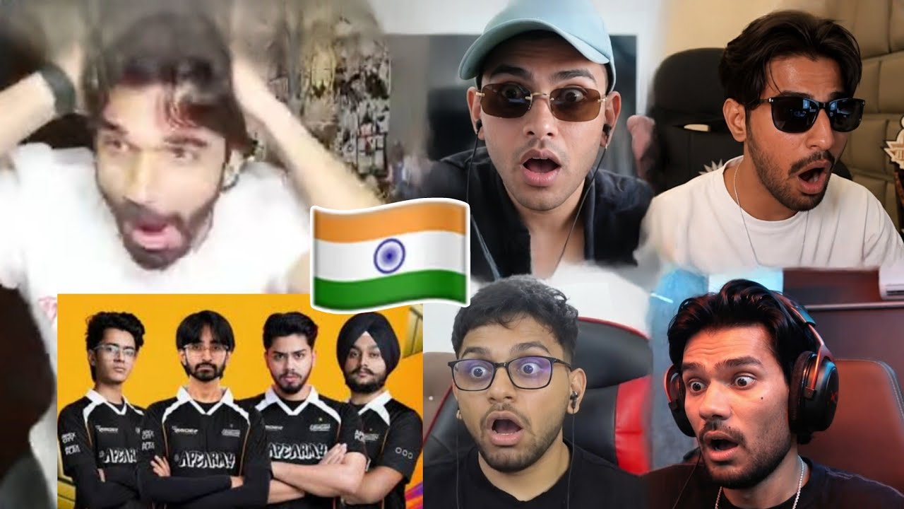 🇮🇳Team India OG WWCD📈 IGC Shocking Reaction😱 Snax Hector Owais🔥 Aaru 1v4😲