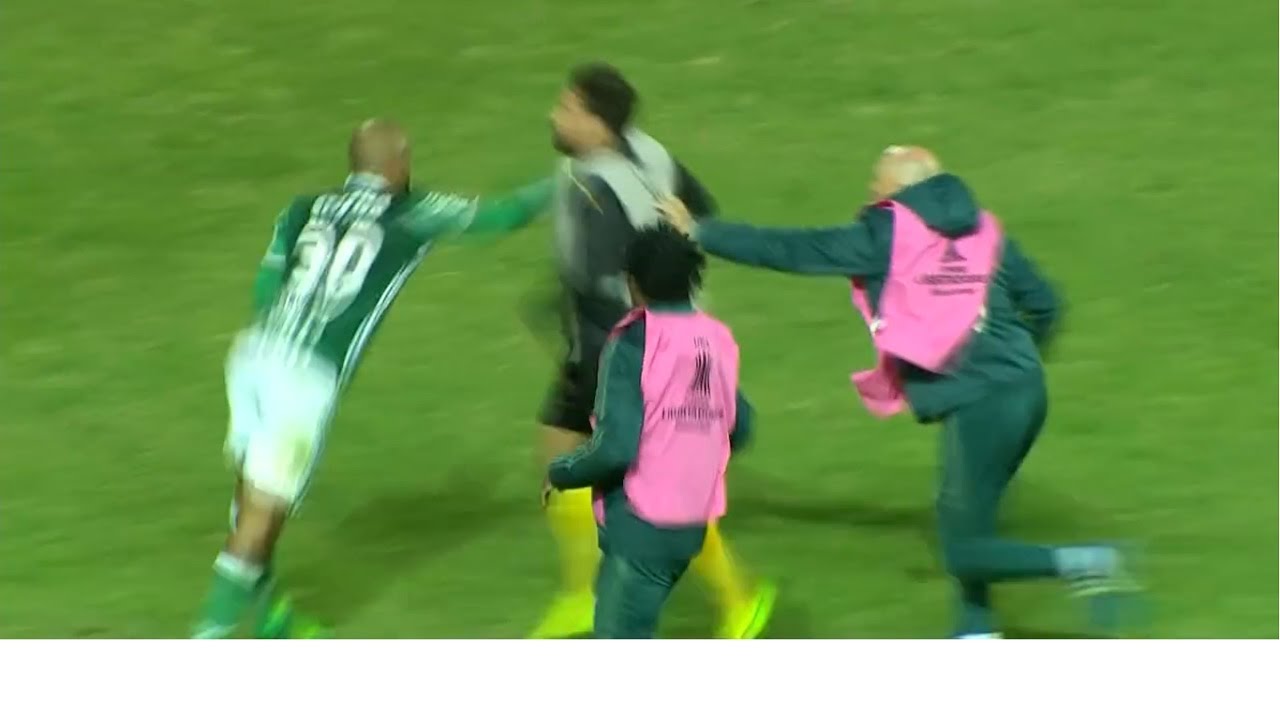 FELIPE MELO DA SOCO EM URUGUAIO | PANCADARIA | Pe&ntilde;arol 2x3 Palmeiras - Libertadores 2017 -