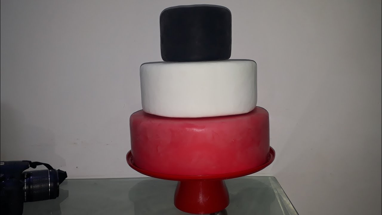 Diy | Bolo fake com Balão (bexiga)