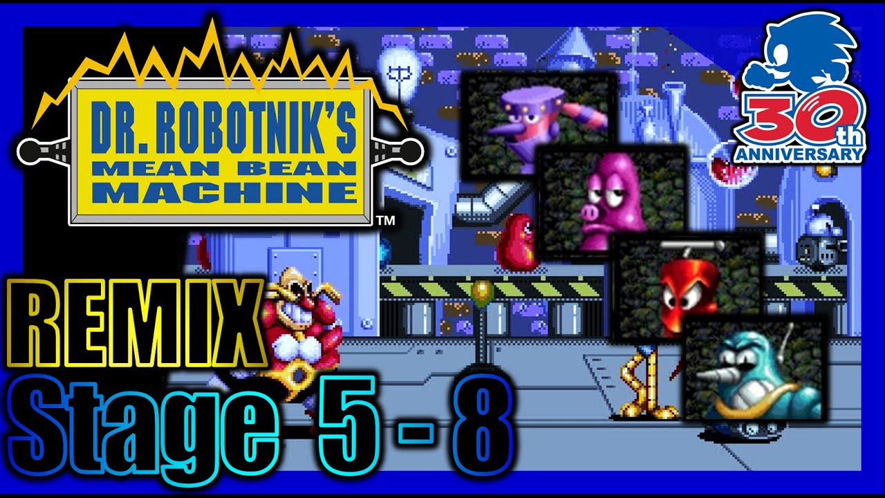 Dr Robotnik's Mean Bean Machine - Stage 5 - 8 - 30th Anniversary