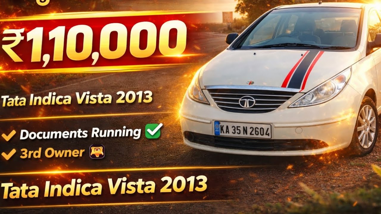 ಸಂಪರ್ಕಿಸಿ📞8050407182☎️🔥 ಕಡಿಮೆ ಬೆಲೆಗೆ Tata Indica Vista 2013 | ₹1.10 ಲಕ್ಷ ಮಾತ್ರ 💥