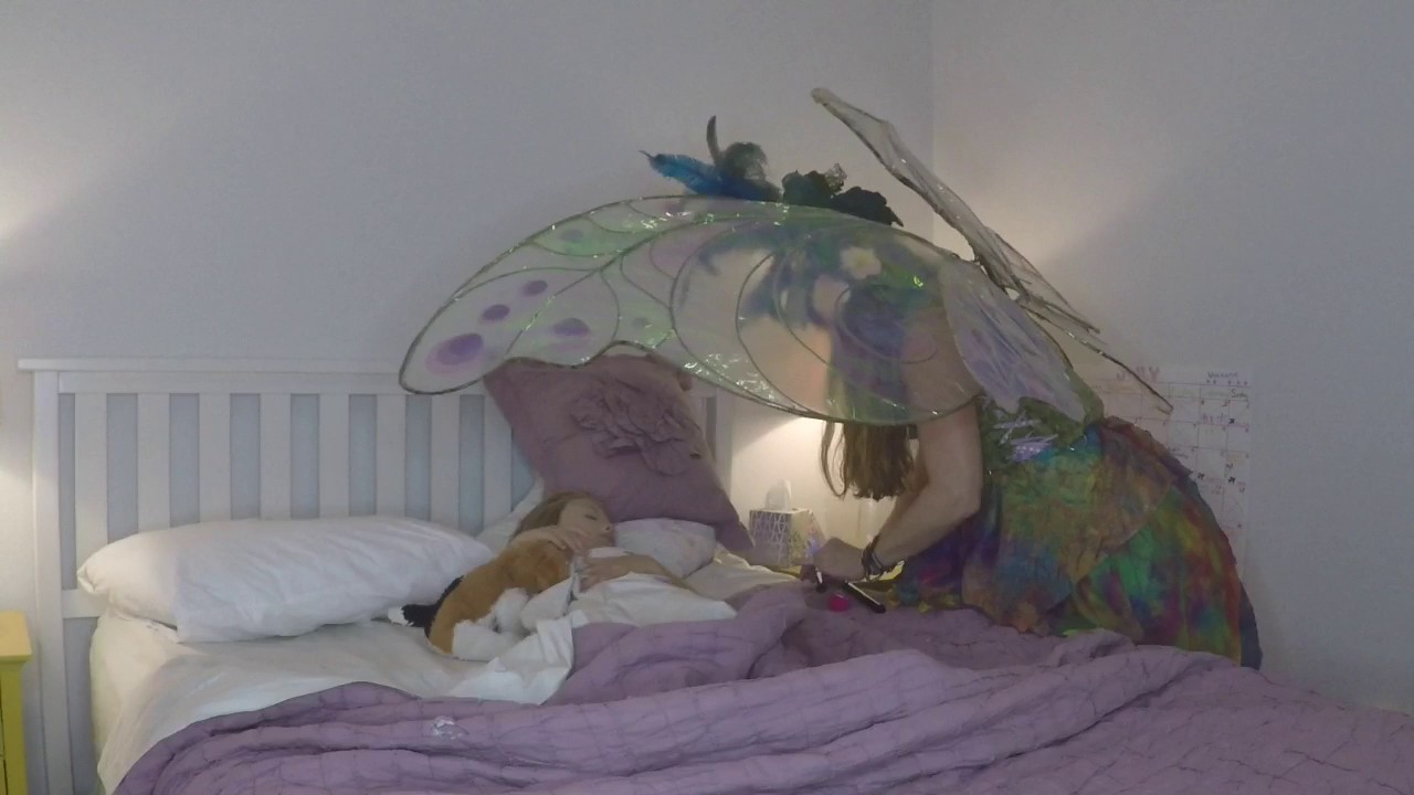 Tooth fairy caught on camera.