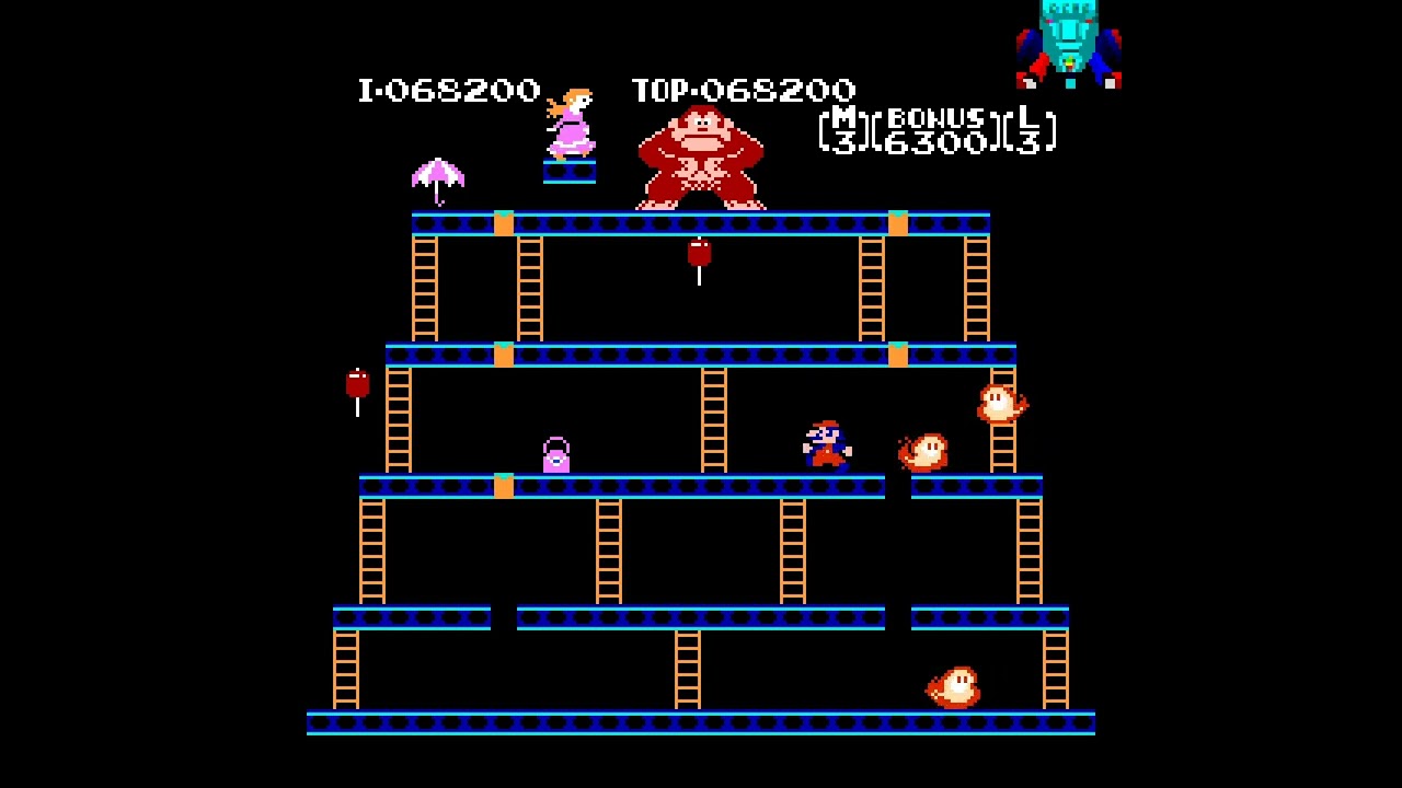 NES Game - Donkey Kong: Original Edition (Wii Virtual Console Version)(EU) (2010 Nintendo)
