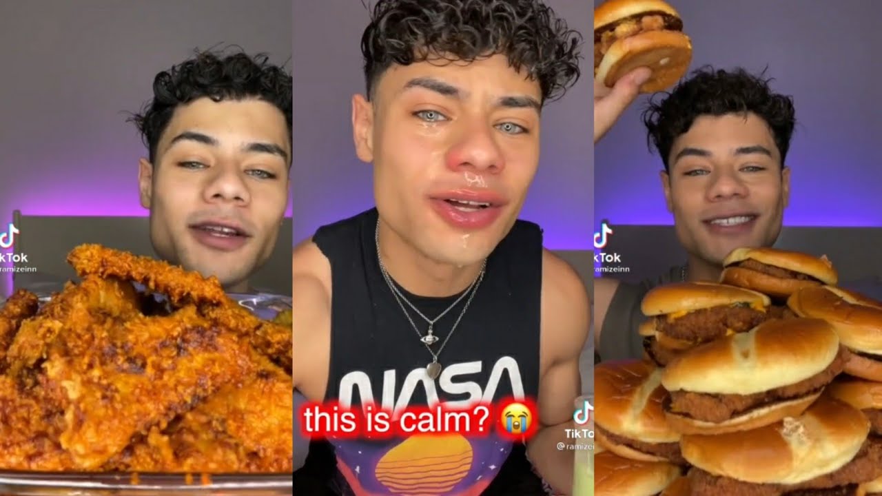 Ramizeinn tiktok complication|| 22 minutes of ramizeinn eating spicy food