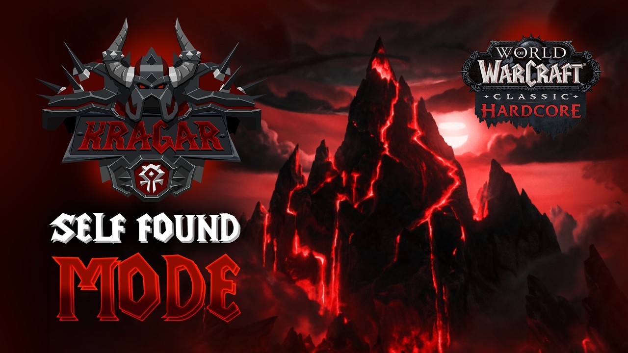 Self-Found Mode | Прокачка воина на Альянсе до 60го лвла без смертей | WoW Classic Hardcore