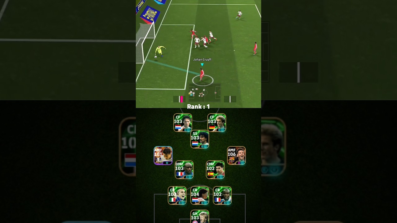 Best formation for Division -1 ☢️🥵      #efootball #newformation