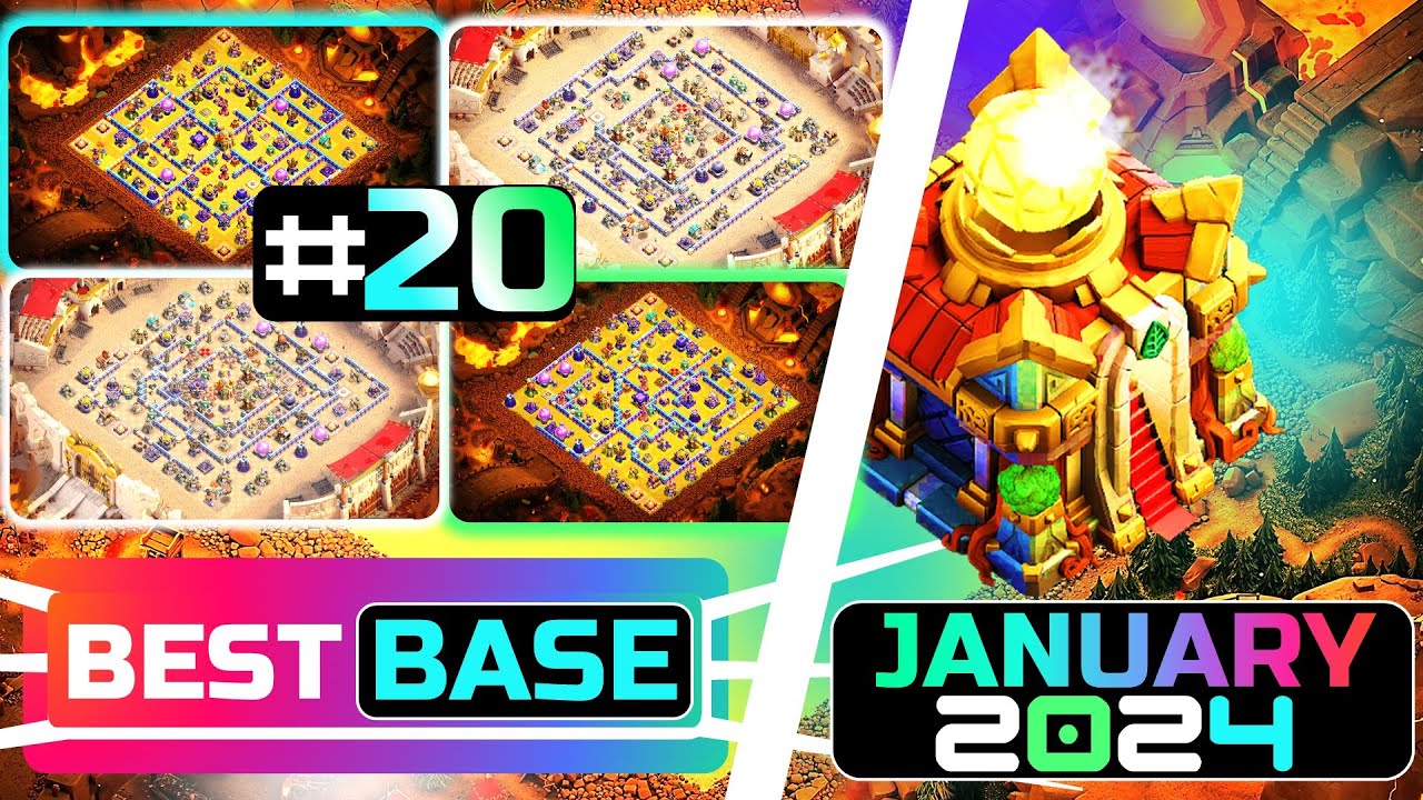 Top 20 TH16 War Base - TH16 CWL Base Link - 19 January 2024 - Clan War League and Legend Bases COC