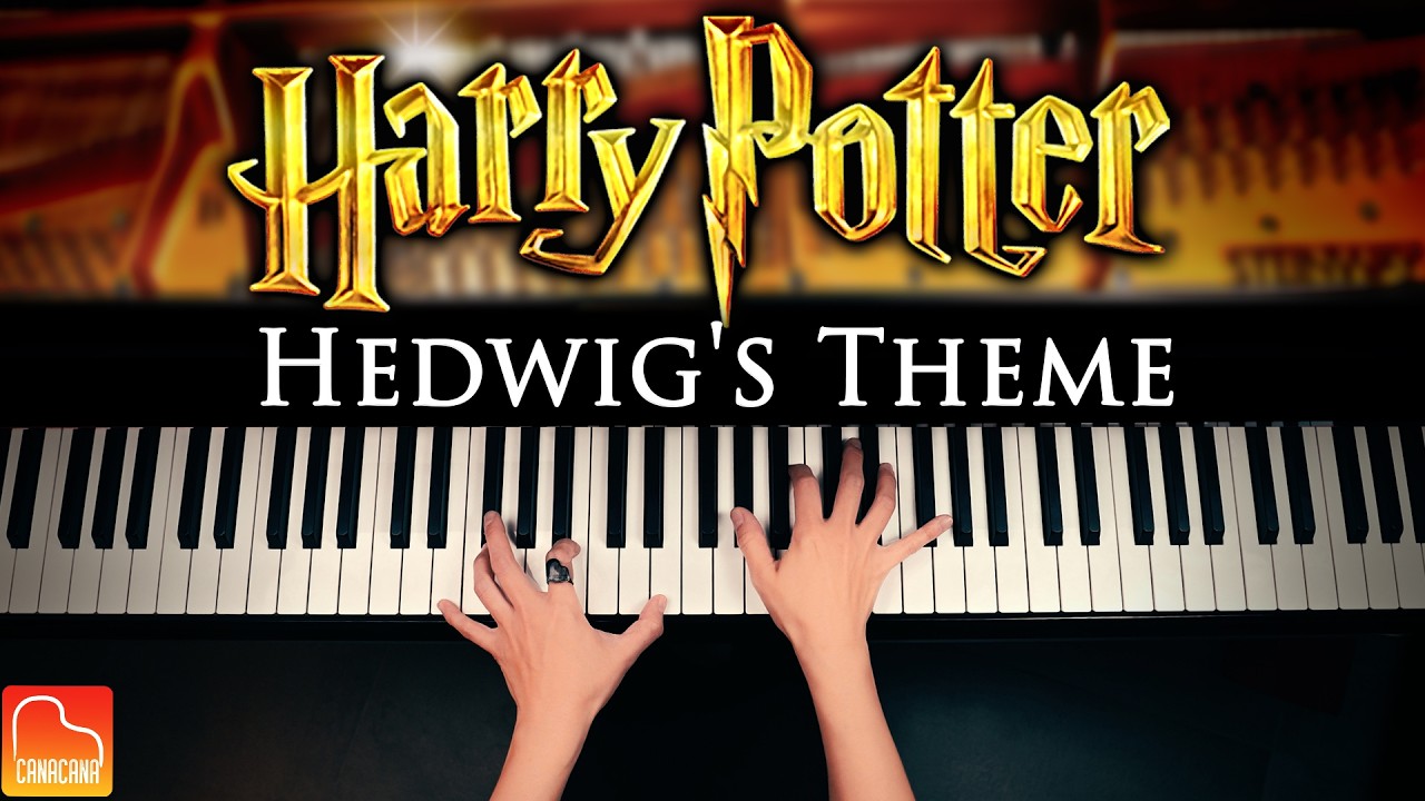 ハリーポッター ヘドウィグのテーマ🎹 楽譜あり | Harry Potter &ndash; Hedwig's Theme Piano Cover | CANACANA
