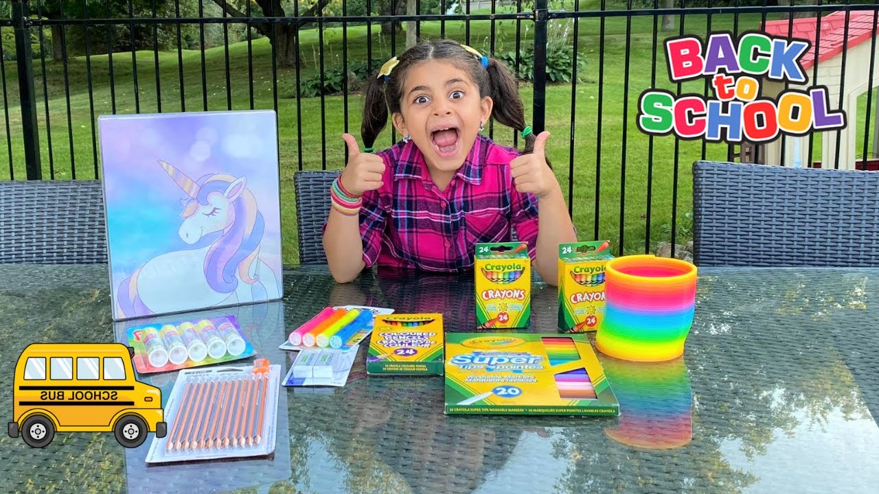 Sally shopping for Back school supplies!!