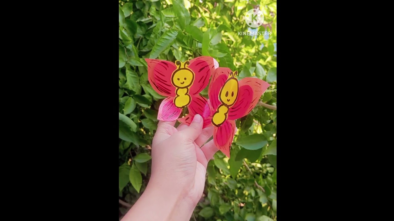 Lok Nach Project | Punjabi Folk Dance Art | Chart Decoration with Sketch Pen & Butterfly Craft