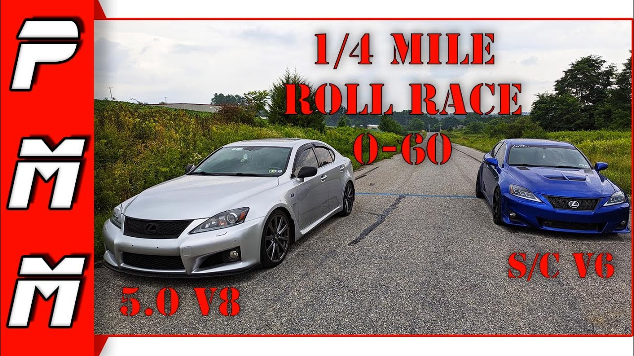 ISF vs Supercharged IS350 which is faster and the better value? PoorManMods vs MartyMotoring