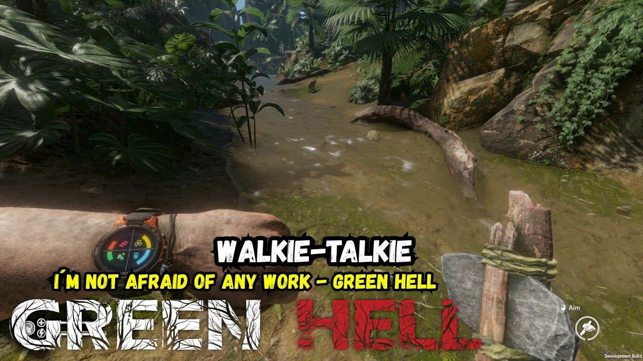 DESAFIO COMPLETO PT5 - WALKIE TALKIE - I´M NOT AFRAID OF ANY WORK  GREEN HELL
