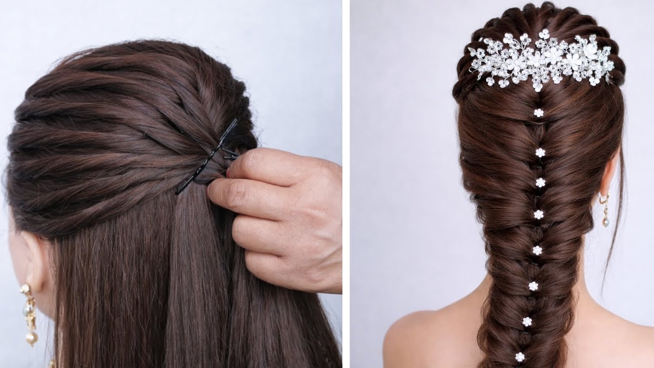 Amazing Messy ponytail Hairstyle For Girls | Very Easy Hairstyle for Wedding | New Latest Hairstyle