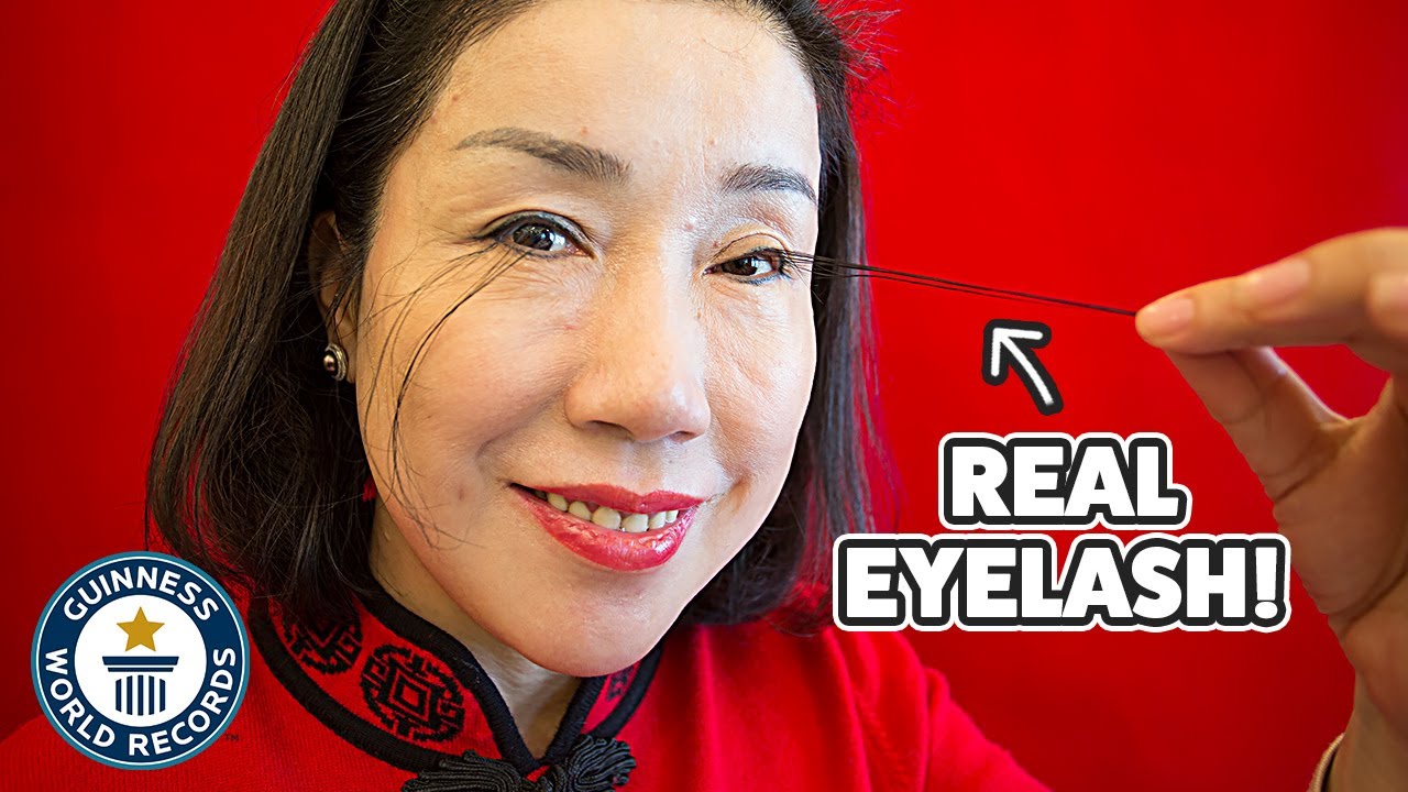 How I got the longest eyelashes ever - Guinness World Records