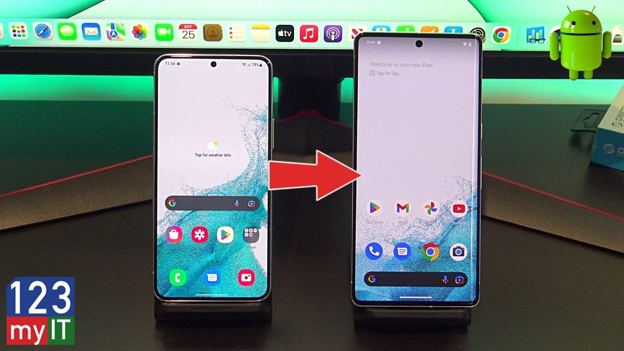 Перенос данных с Android на Google Pixel 2022
