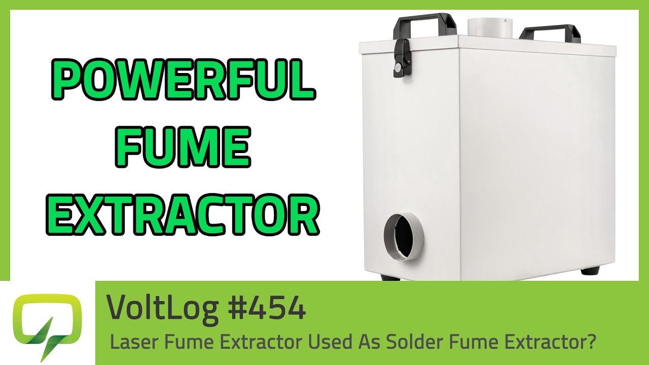 Laser Fume Extractor From VEVOR Used As Solder Fume Extractor | Voltlog #454
