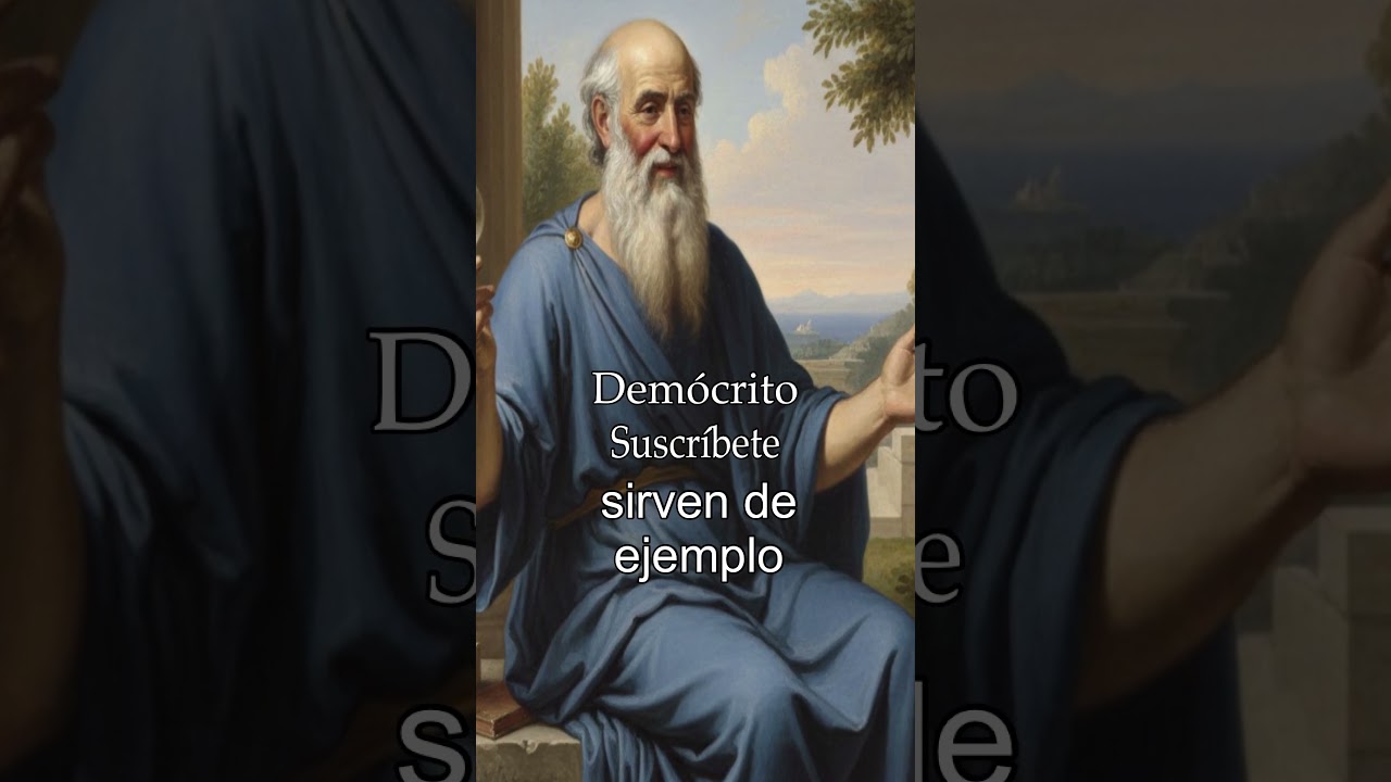 Demócrito filósofo griego. 