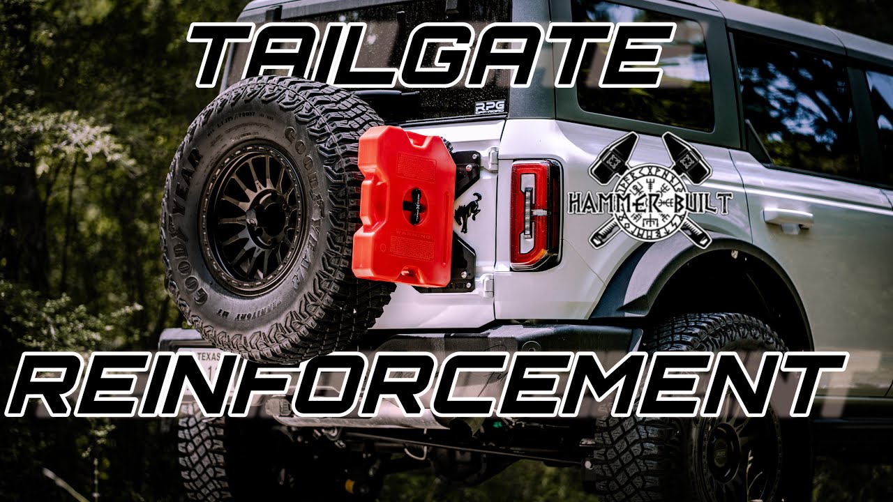 Ford Bronco Tailgate Reinforcement Support.