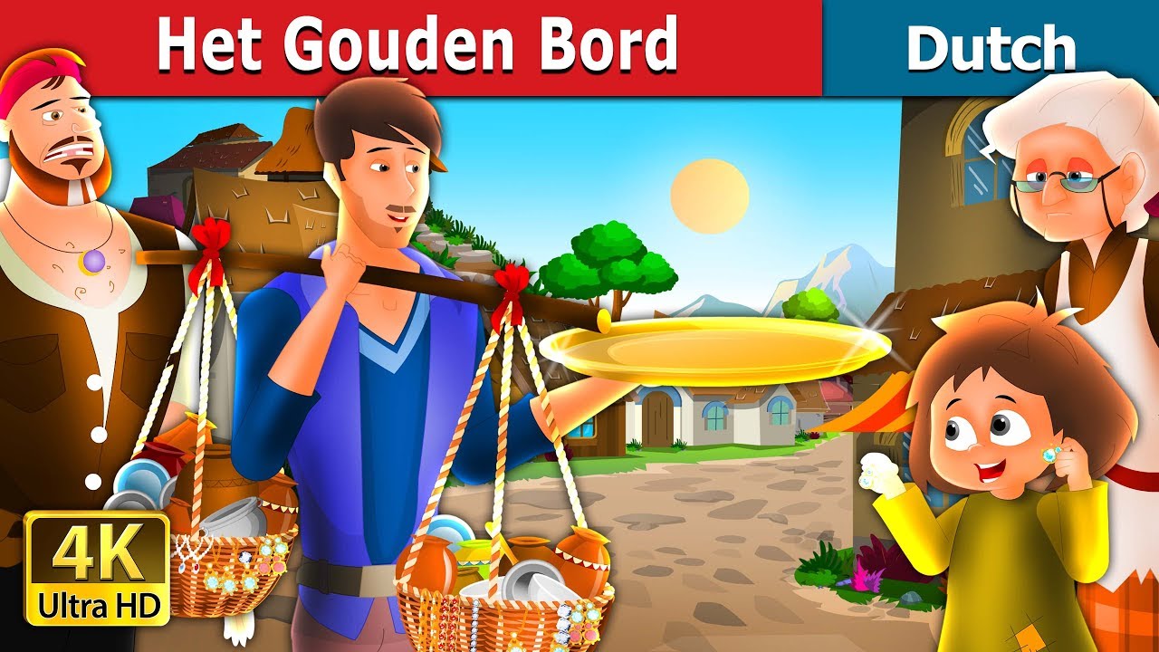 Het Gouden Bord | Dutch Stories | Dutch Fairy Tales