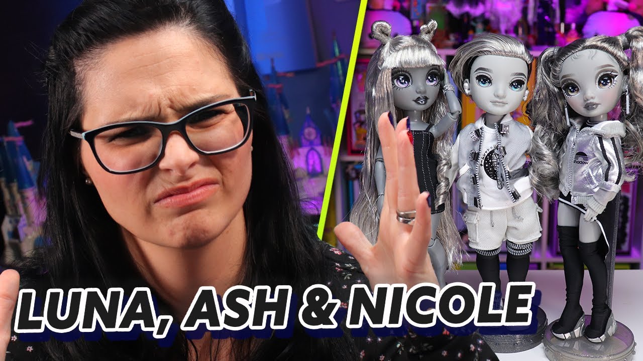Ash Has ALL The Issues - Ash, Luna and Nicole Shadow High Doll Reviews